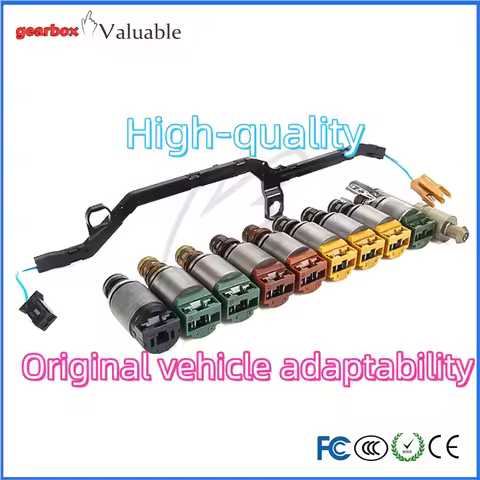 6HP21/6HP28 Transmission Solenoids with Harness Kit 1068298047 - High - Quality - For BMW Audi Jagua