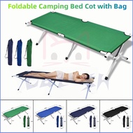 Portable Foldable Camping Bed Cot with Bag Camouflage Military Army Katil Lipat Askar Celoreng 折叠床