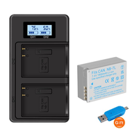 CITYORK NB-7L แบตเตอรี่ + LCD Charger สำหรับ Canon PowerShot G11 G10 SX30 G12 SX30IS แบตเตอรี่กล้อง1