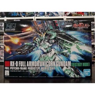 HG 1/144. RX-0 Full Armor Unicorn Gundam [ Destroy Mode ]. Full Psycho - Frame Prototype Mobile Suit