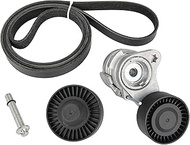 Tykick Serpentine Belt Tensioner Idler Pulley Drive Kit for BMW 128i 323i 325i 325xi 328i xDrive 328