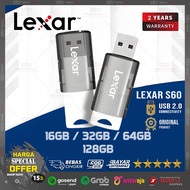 Lexar JumpDrive S60 16GB Flash Drive 32GB/ 64GB/ 128GB USB Flash Drive Warranty Original
