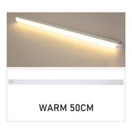 Lampu LED Sensor Gerak Magnetic Motion Otomatis Rechargeable Lampu Tidur Lampu Darurat Lampu Dinding