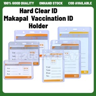 40PCS/100PCS Hard Clear Id Case Makapal Id Holder A1, A2, A3, B1, B2, B4 THICKNESS 40C