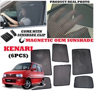 PERODUA KENARI OEM Sunshade Magnetic Window Cover Sunlight Protector Sun Shade Net Tingkap Kereta