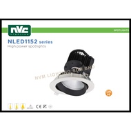 NVC NLED1152 LED Adjustable High Power COB Ceiling Spotlight 35w 6Inch Warm White 15º Lampu Siling E