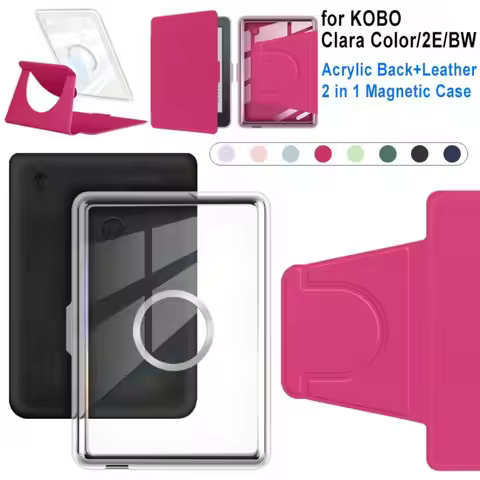 Magnetic Design 6 inch e-Reader Case Detachable Adjustable Protective Shell PU Leather Shockproof fo