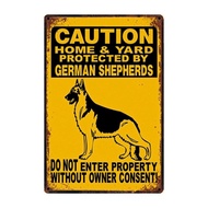 Caution Dogs Life Is Better With Bulldog Beware Of Dog Metal Sign Tin Poster Home Decor Bar Wall Art