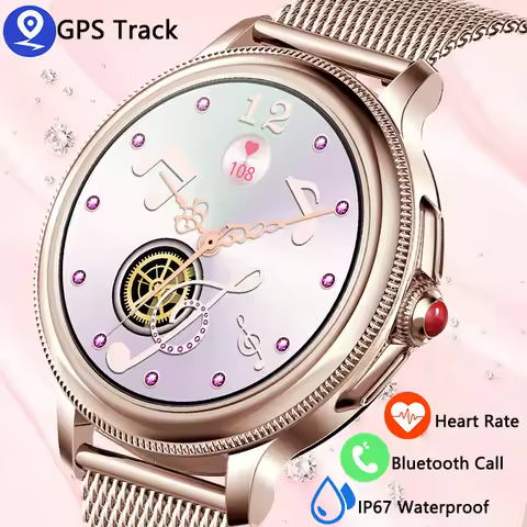 2026 Health Smart Watch 1.2 " with Heart Rate Health Monitoring Bluetooth Call IP67 Waterproof Women
