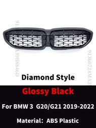 Front Radiator Grid Grille Kidney Grill Tuning Mesh For BMW 3 G20 G21 2019 2020 2021 2022 318i 320i
