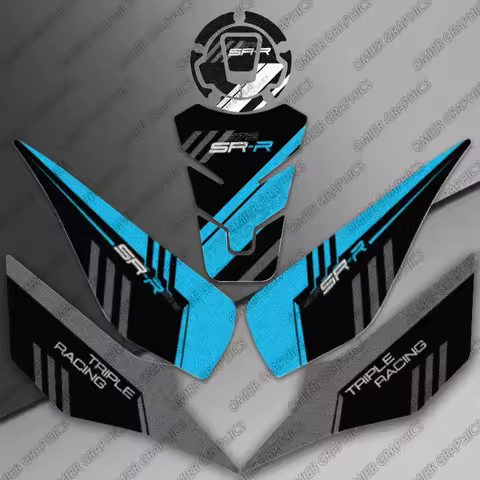 For CFMOTO CF MOTO 675SR-R 675 SR-R 3M Motorcycle Tank Pad Protector Frosted Sticker Decals Accessor