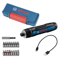 BOSCH 博世 台灣公司貨 3.6V鋰電起子機 Bosch GO 3 附十字螺絲起子頭8件組 + 一字/六角螺絲起子頭8件組 06019H2282