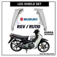 SUZUKI RGV 120 RU110 LEG SHIELD -FRONT WHITE COVER KEPAK PUTIH KEPOK SAYAP DEPAN LEGSHIELD WIND SHEI