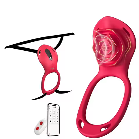 Wearable Rose Vagina Women Vibrator Powerful Remote Control G Spot Stimulator Nipple Panties Egg Mas