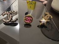 金色 chanel 小金幣 單隻