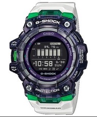 太子/銅鑼灣門市 CASIO G-Shock 藍牙 藍芽 Blue Tooth BlueTooth 計步器 卡路里計算 黑白綠色 超大錶徑 GBD100 GBD100SM GBD100SM1A7 GB