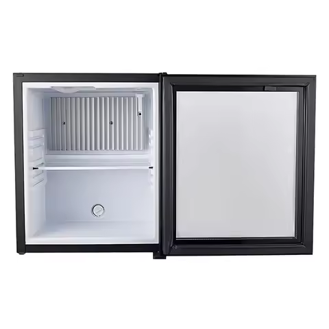 Mini Refrigerator with Single Cooler Glass Door Commercial Refrigerator Red Bull Can Bottle Mini Bev