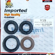 Y15ZR/Y16ZR/Y125Z /LC135 new FRONT RIM & REAR RIM OIL SEAL SET (OTP)     HUB DEPAN DAN RIM BELANKANG