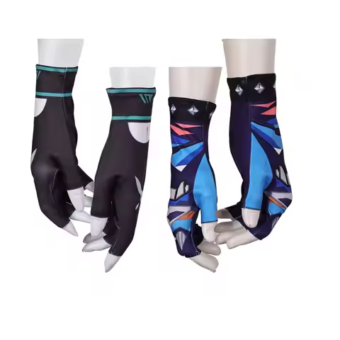Yoru Jett Cosplay Disguise Gloves Game Valorant Fantasy Costume Accessories Male Adult Fantasia Hand