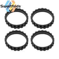 【SWTF】4X Vacuum Robot Tires for Wheels Series 5/6/7/8/9/I7 S9+ Anti-Slip