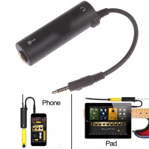 Guitar Interface I-Rig Converter Replacement Guitar for Phone Guitar audio interface Guitar tuner Gu