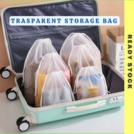 Transparent Storage Bag Waterproof Travel Storage Bag Storage Organizer Toileteries Organizer Bag Dr