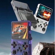 R36S Open-Source System 64G Memory Handheld Game Console 3.5-Inch IPS Color Screen Retro GBA Arcade 