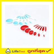 ชุดช้อนตวง 6 ชิ้น/ชุด ชุดถ้วยตวงช้อนตวง ช้อนตวง ถ้วยตวงพลาสติก ถ้วยตวงทำขนม ช้อนตวงทำกาแฟ ช้อนตวงทำข