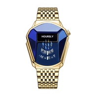 【No-Questions-Asked Refund】 Hoursly Brand Trend Cool Wrist Watch Stainless Technology Fashion Quartz
