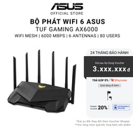 Asus TUF Gaming AX6000 Wifi 6 Router AX Standard/ AX6000Mbps/ 6 External Antennas/ Wifi Mesh/ 80 Use