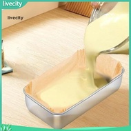livecity|  Bread Tray Liner Non-stick Disposable Baking Paper Liners 100 Pcs Non-stick Parchment Pap