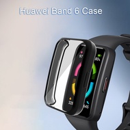 for Huawei Band 6 Watch Case Soft TPU Protective Cover for HUAWEI Band 6 Full Screen Protector Cases