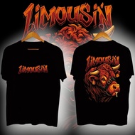 Limosin cow farmer t-shirt, young farmer t-shirt, cow t-shirt