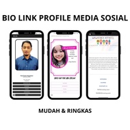 Customize Landing page untuk Bio Link profile Media Sosial, Instagram/TikTok/Facebook/Stories Busine