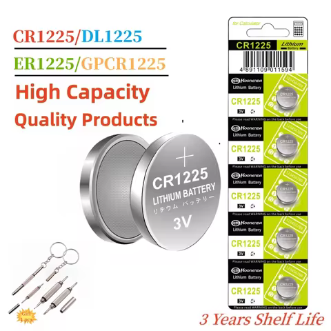 2-40pcs CR1225 Bulk 3v Lithium Battery Compatible with DL1225 BR1225 KL1225 L1225 ECR1225 KCR1225 fo