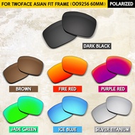 Fit for OO9256 TwoFace Asian Fit 60mm Polarized Replacement Lens - 100% UV Protection & Tinted