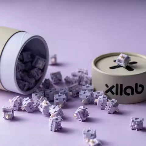 XLLAB HMX Taro Ball Switch 5PIN Linear Switch Prelubricate Hot Swap Muffled Sound 37/45/45g Trigger 