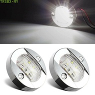 #Treasurebox>>LED Stern Lights White Cockpit Light Round Waterproof 12V 3 inch Bright