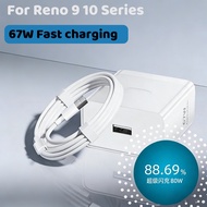 For OPPO 67W Super VOOC Fast Charger Type-C Charging Adapter For Reno 12 11 10 9 8 7A1 Pro A58 A78 K