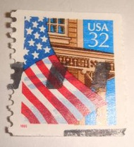美國郵票(舊票) 國旗 32USA 1995年