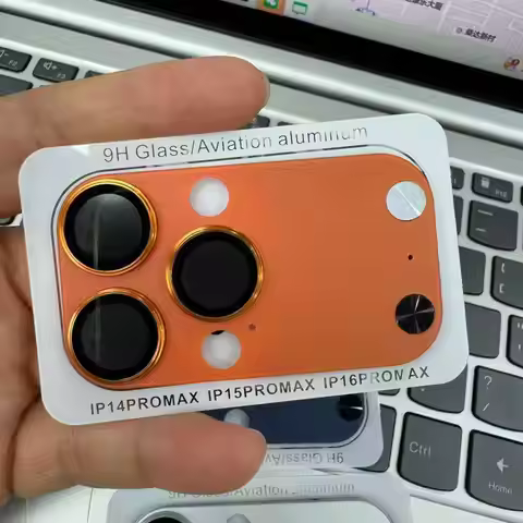 Original Metal Camera Armor Protect Cover For IPhone 14 15 16 Pro Max Transform 17 Pro Max Glass All