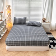 New goods 880TC PLAIN COLOR COTTON CADAR BEDSHEET SET CADAR MURAH GETAH KELILING KING QUEEN  FITTED 