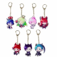 Tugia 7pcs Iruma-kun Keychain,Anime Welcome to Demon-School Iruma-kun Cosplay Valac Clara Costume Ac