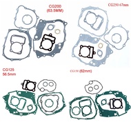 Motorcycle Gasket Kit for Haojue Dayang Lifan Loncin Honda CG125 CG150 CG200 CG250 DY150 HJ125 Engin