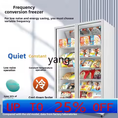cYJQ freezer commercial ice cream freezer supermarket refrigerator vertical food display case