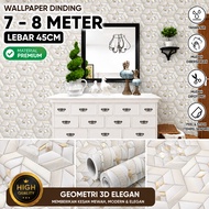 3D Diamond Wall Paper 7m to/d 8m x 45cm