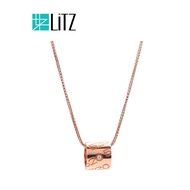 [ Free Necklace ] LITZ 18K Rose Gold Diamond Pendant YF-Y4-OP219(520) <4.90g+/->