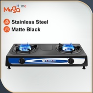 Megahome 2 Burner Gas stove Double Burner Range Stainless Steel Gas Range Matte Black