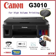 Canon Pixma G3010 /G3020 / G3730 /G3770 All In One Wifi Printer * G2010 G4010  2135 2676 l3250 L3256