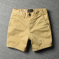 American Shorts Men's Three-point Four-point Pants Trendy Cotton Stretch Thin Style Fashion Casual S